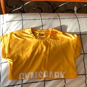 Gymshark yellow crop top